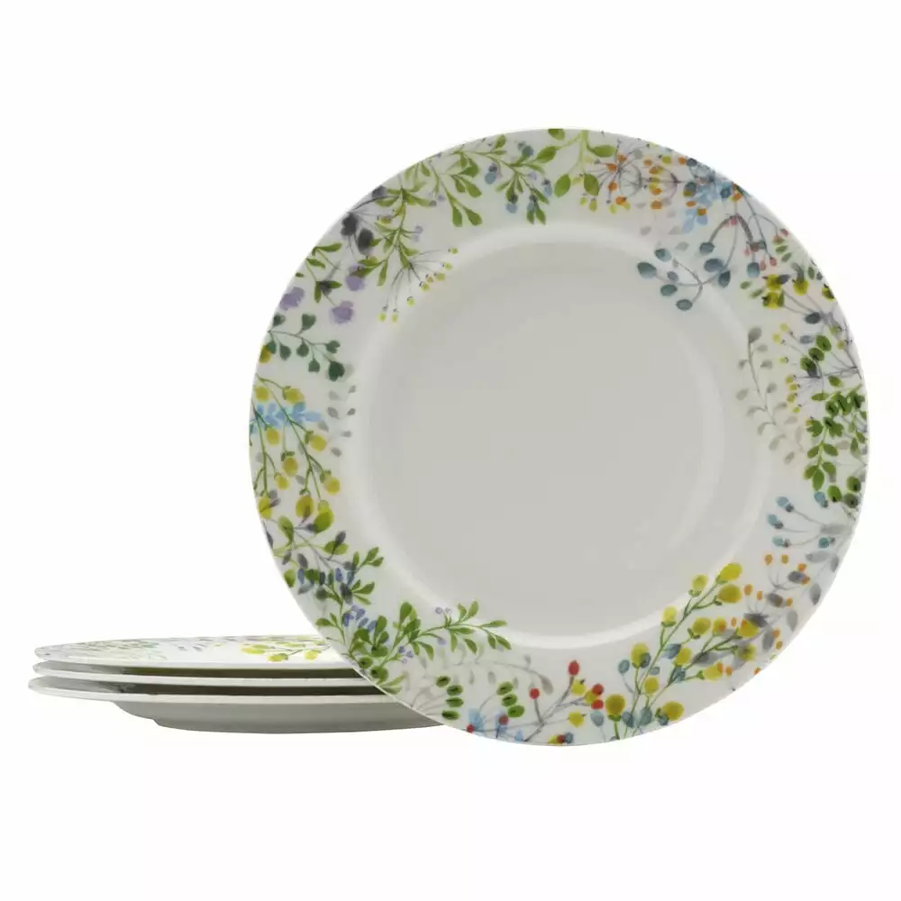 Outlet ⭐ Mikasa® Tivoli Garden Set of 4 Dinner Plates ✨ 3 Outlet ⭐ Mikasa® Tivoli Garden Set of 4 Dinner Plates ✨