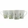 Brand new 🌟 Mikasa® Tivoli Garden Set of 4 Mugs 🥰 -Cheap dinnerware Store 5280342 Mikasa TivoliGarden S4 Mugs Silo Stacked