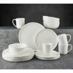 Best reviews of 🔥 Mikasa® Adelaide 16 Piece Dinnerware Set, Service for 4 🤩 -Cheap dinnerware Store adelaide 16 piece dinnerware set service for 4 5281051 3