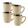 Flash Sale ⌛ Gourmet Basics® Anissa Set of 4 Mugs 🔥 -Cheap dinnerware Store anissa set of 4 mugs K4KN210 215 1