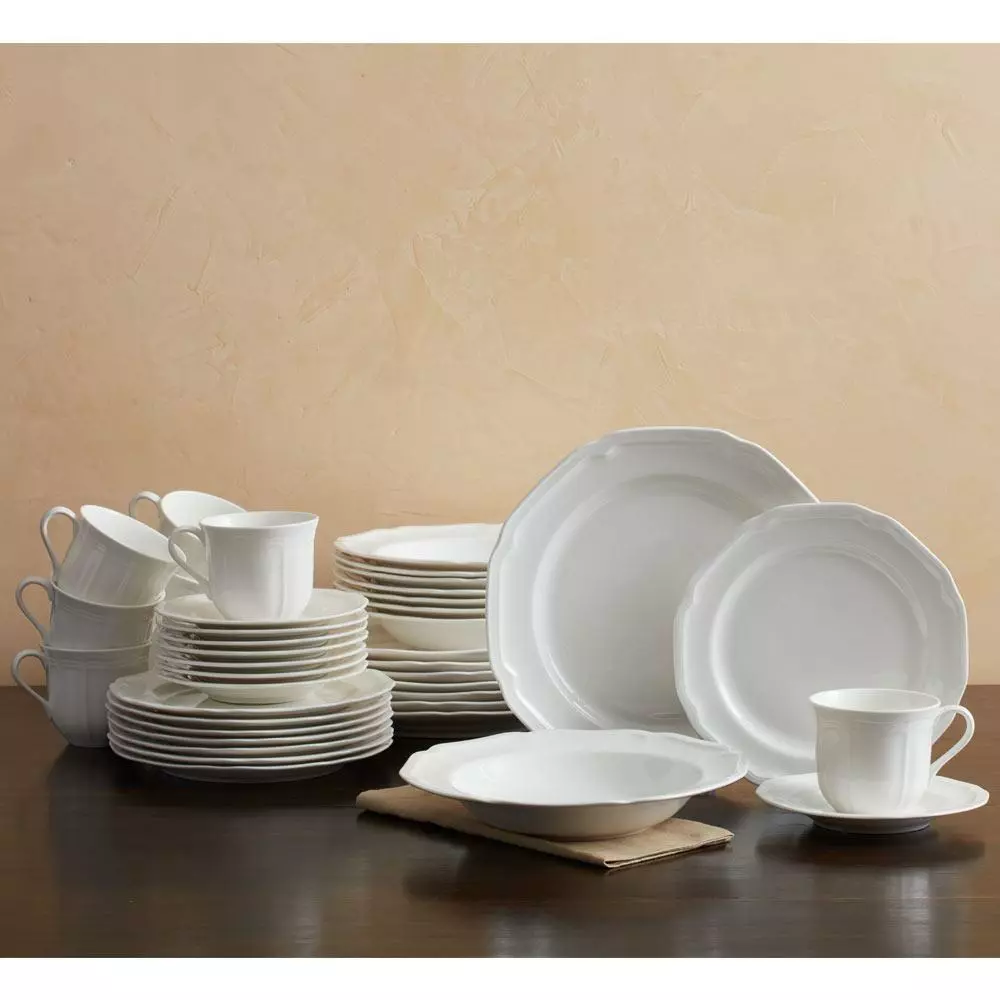 Flash Sale ✔️ Mikasa® Antique White 40 Piece Dinnerware Set, Service for 8 ❤️ 4 Flash Sale ✔️ Mikasa® Antique White 40 Piece Dinnerware Set, Service for 8 ❤️ - Image 2
