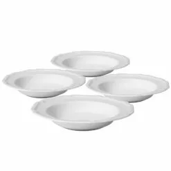 Deals 🤩 Mikasa® Antique White Set of 4 Rim Soup Bowls 👍