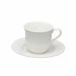 Budget ⭐ Mikasa® Antique White Tea Cup and Saucer Set 😍