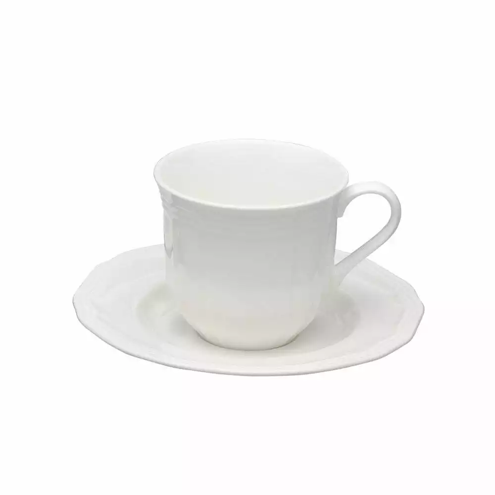 Budget ⭐ Mikasa® Antique White Tea Cup and Saucer Set 😍 3 Budget ⭐ Mikasa® Antique White Tea Cup and Saucer Set 😍