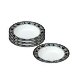 Promo 👏 Mikasa® Arabella® Rim Soup Bowls, Set of 4 😀