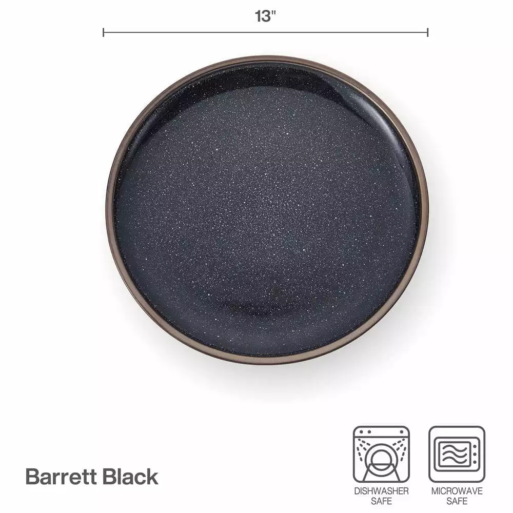 Best deal 🥰 Mikasa® Barrett Black Round Platter ✔️ 5 Best deal 🥰 Mikasa® Barrett Black Round Platter ✔️ - Image 3
