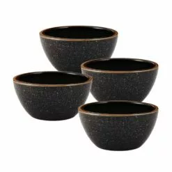 Best reviews of 🤩 Mikasa® Barrett Black Set of 4 Soup Cereal Bowls 👍