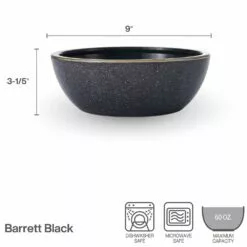 Cheap 👍 Mikasa® Barrett Black Vegetable Serve Bowl ✔️ 9 Cheap 👍 Mikasa® Barrett Black Vegetable Serve Bowl ✔️ -Cheap dinnerware Store barrett black vegetable serve bowl 5290853 3