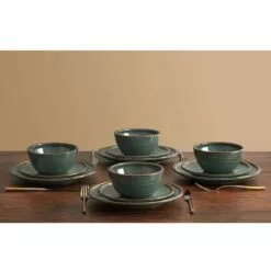 New 🤩 Mikasa® Barrett Green 12 Piece Dinnerware Set, Service for 4 💯 12 New 🤩 Mikasa® Barrett Green 12 Piece Dinnerware Set, Service for 4 💯 -Cheap dinnerware Store barrett green 12 piece dinnerware set service for 4 5293276 9