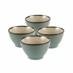 Outlet 😍 Gourmet Basics® Belmont Blue Fruit Bowls, Set of 4 👏
