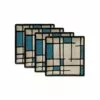Cheap ✨ Gourmet Basics® Belmont Set of 4 Square Blue Grid Salad Plates ⌛ 1 Cheap ✨ Gourmet Basics® Belmont Set of 4 Square Blue Grid Salad Plates ⌛ -Cheap dinnerware Store belmont set of 4 square blue grid salad plates K45231302 1