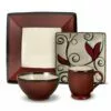 Deals 🤩 Gourmet Basics® Belmont Square Red Vine Dinnerware Set 👍 1 Deals 🤩 Gourmet Basics® Belmont Square Red Vine Dinnerware Set 👍 -Cheap dinnerware Store belmont square red vine dinnerware set K165231304 3