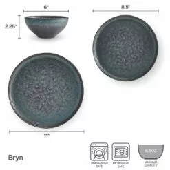 Best Sale 🎉 Mikasa® Bryn 12 Piece Dinnerware Set, Service for 4 😀 -Cheap dinnerware Store bryn 12 piece dinnerware set service for 4 5287884 9