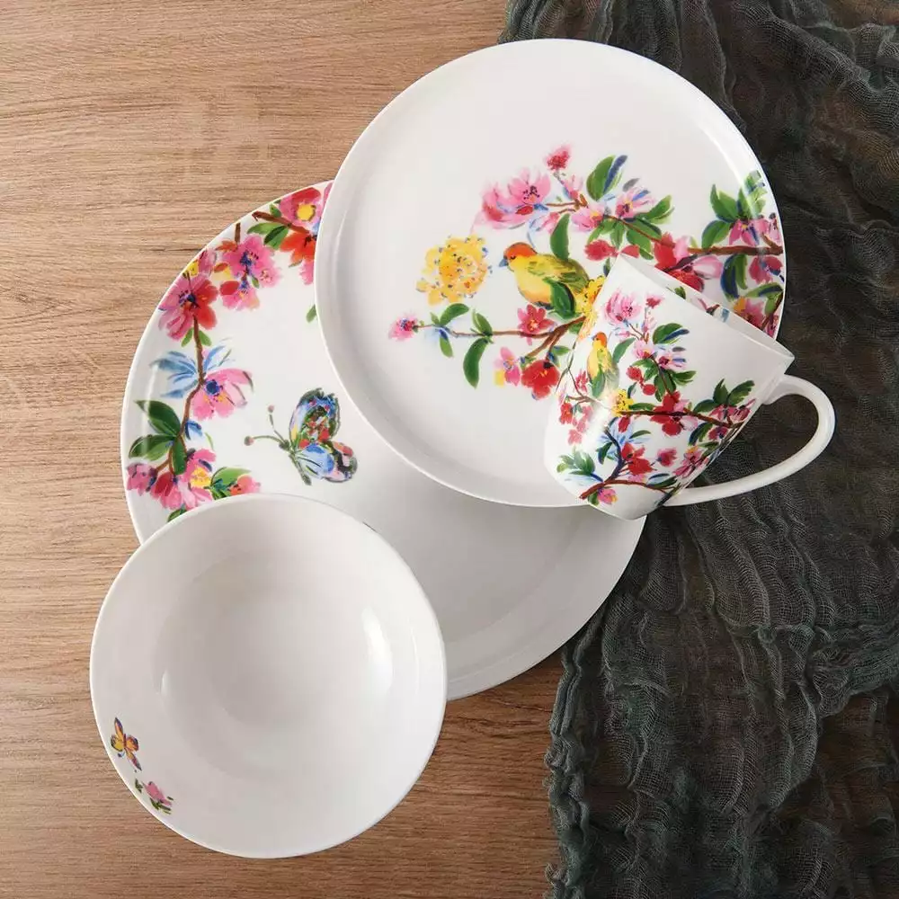 Budget 🤩 Mikasa® Butterfly Garden 16 Piece Dinnerware Set, Service for 4 🥰 4 Budget 🤩 Mikasa® Butterfly Garden 16 Piece Dinnerware Set, Service for 4 🥰 - Image 2