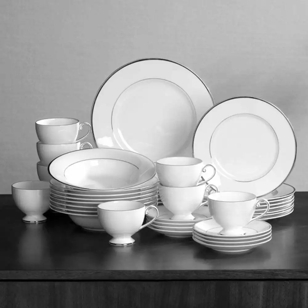 Best deal 😀 Mikasa® Cameo Platinum 40 Piece Dinnerware Set, Service for 8 🌟 4 Best deal 😀 Mikasa® Cameo Platinum 40 Piece Dinnerware Set, Service for 8 🌟 - Image 2