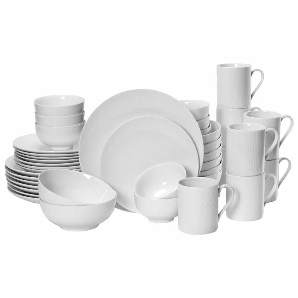 Wholesale 👏 Mikasa® Cheers® White 40 Piece Dinnerware Set, Service for 8 😉 3 Wholesale 👏 Mikasa® Cheers® White 40 Piece Dinnerware Set, Service for 8 😉