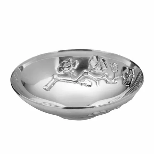 Promo 🛒 Wilton Armetale® Cherry Blossom Oval Bowl 🎁 -Cheap dinnerware Store cherry blossom oval bowl 5279311 1