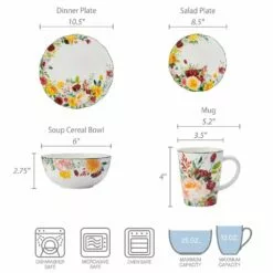Budget 🥰 Mikasa® Clara 16 Piece Dinnerware Set, Service for 4 🧨 14 Budget 🥰 Mikasa® Clara 16 Piece Dinnerware Set, Service for 4 🧨 -Cheap dinnerware Store clara 16 piece dinnerware set service for 4 5289241 10