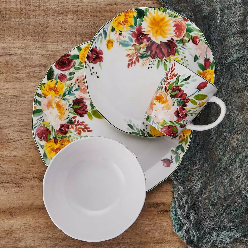 Budget 🥰 Mikasa® Clara 16 Piece Dinnerware Set, Service for 4 🧨 4 Budget 🥰 Mikasa® Clara 16 Piece Dinnerware Set, Service for 4 🧨 - Image 2