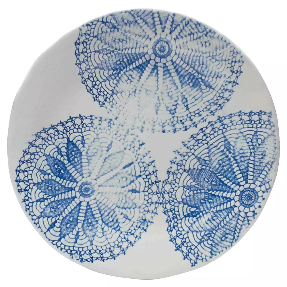 Discount ❤️ Mikasa® Daniela Blue 13 Inch Round Platter 🎉 3 Discount ❤️ Mikasa® Daniela Blue 13 Inch Round Platter 🎉