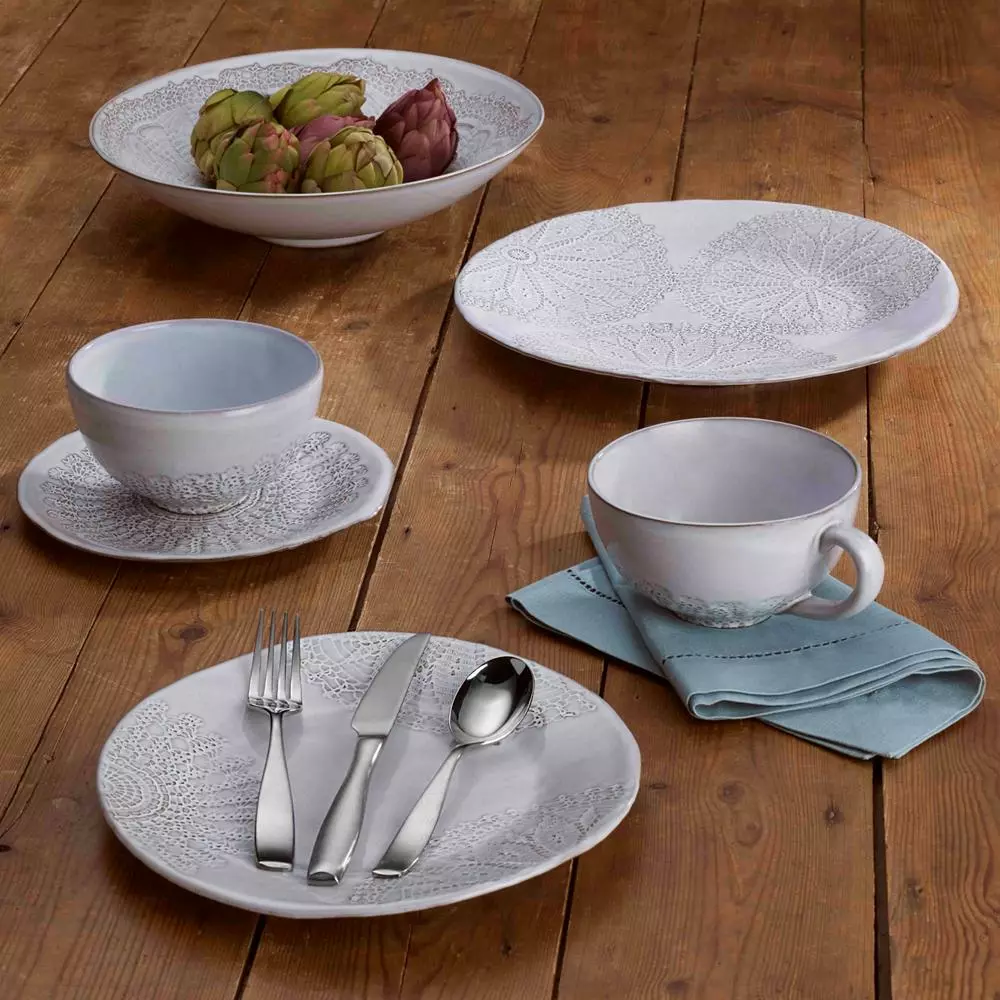 Coupon 👍 Mikasa® Daniela White 13 Inch Round Platter 👍 4 Coupon 👍 Mikasa® Daniela White 13 Inch Round Platter 👍 - Image 2