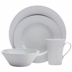 Deals ❤️ Mikasa® Delray Grey 4 Piece Place Setting 🎉