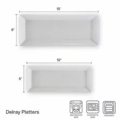 Cheap ✨ Mikasa® Delray Set of 2 Bread Trays ✔️ 7 Cheap ✨ Mikasa® Delray Set of 2 Bread Trays ✔️ -Cheap dinnerware Store delray set of 2 bread trays 5293367 3