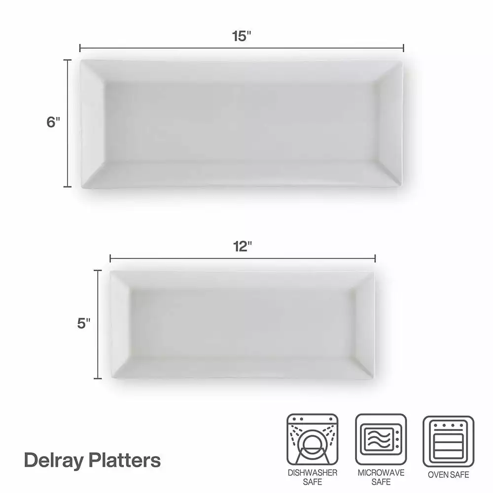 Cheap ✨ Mikasa® Delray Set of 2 Bread Trays ✔️ 5 Cheap ✨ Mikasa® Delray Set of 2 Bread Trays ✔️ - Image 3