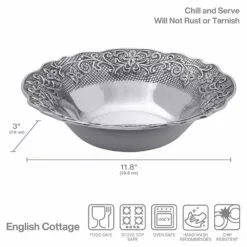 Top 10 ❤️ Wilton Armetale® English Cottage Round Bowl ⭐ 8 Top 10 ❤️ Wilton Armetale® English Cottage Round Bowl ⭐ -Cheap dinnerware Store english cottage round bowl 5293348 3