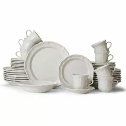 Discount 👍 Mikasa® French Countryside® 40 Piece Dinnerware Set, Service for 8 ✔️