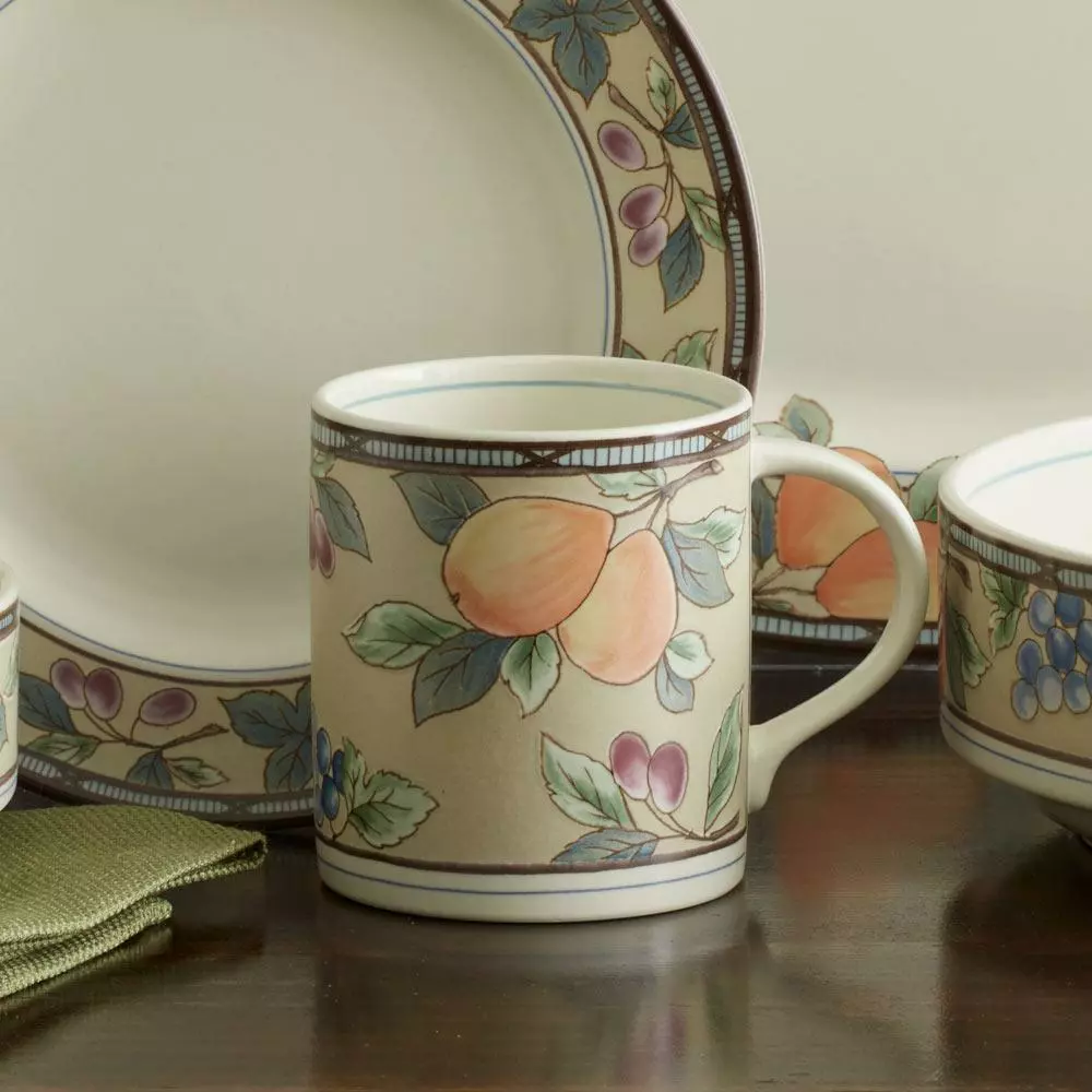 Wholesale 😉 Mikasa® Garden Harvest® Mug 🔔 4 Wholesale 😉 Mikasa® Garden Harvest® Mug 🔔 - Image 2