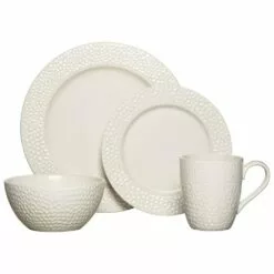 Budget 🎉 Gourmet Basics® Hayes White 16 Piece Dinnerware Set, Service for 4 😍 -Cheap dinnerware Store hayes white 16 piece dinnerware set service for 4 5142715 4