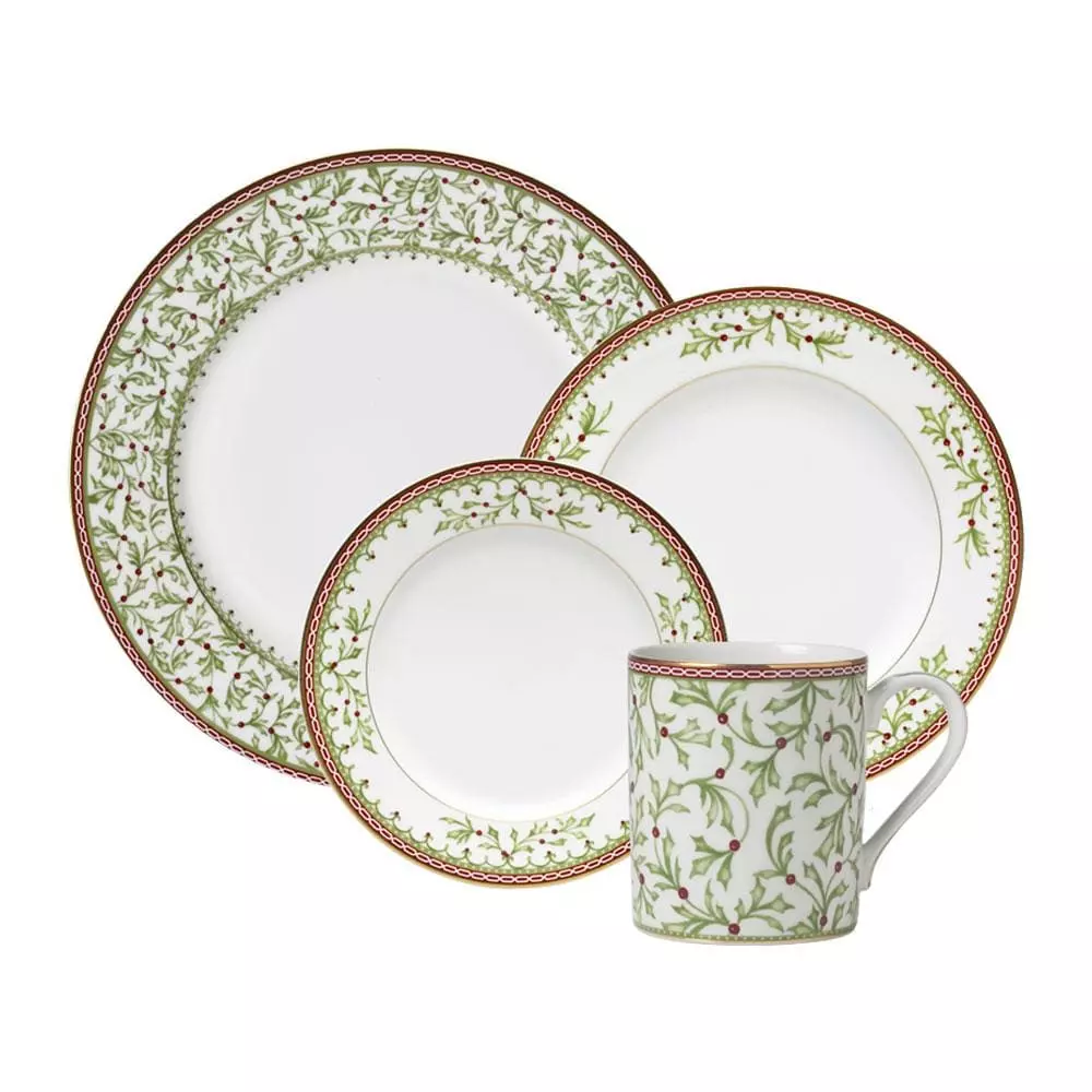 Outlet 🎉 Mikasa® Holiday Traditions Dinnerware Set with Mugs 🎁 3 Outlet 🎉 Mikasa® Holiday Traditions Dinnerware Set with Mugs 🎁