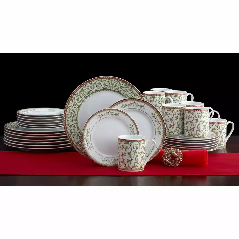 Outlet 🎉 Mikasa® Holiday Traditions Dinnerware Set with Mugs 🎁 4 Outlet 🎉 Mikasa® Holiday Traditions Dinnerware Set with Mugs 🎁 - Image 2