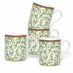 New ⭐ Mikasa® Holiday Traditions Mugs, Set of 4 👏
