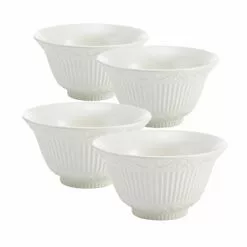Cheapest ✨ Mikasa® Italian Countryside® Set of 4 Footed Flared Soup Cereal Bowls 🛒
