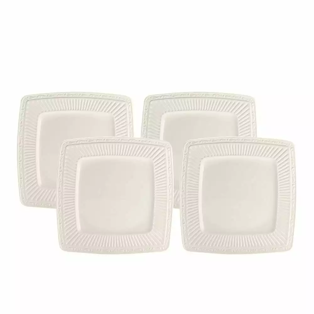 Cheapest ✨ Mikasa® Italian Countryside® Set of 4 Square Brunch Plates 🥰 3 Cheapest ✨ Mikasa® Italian Countryside® Set of 4 Square Brunch Plates 🥰