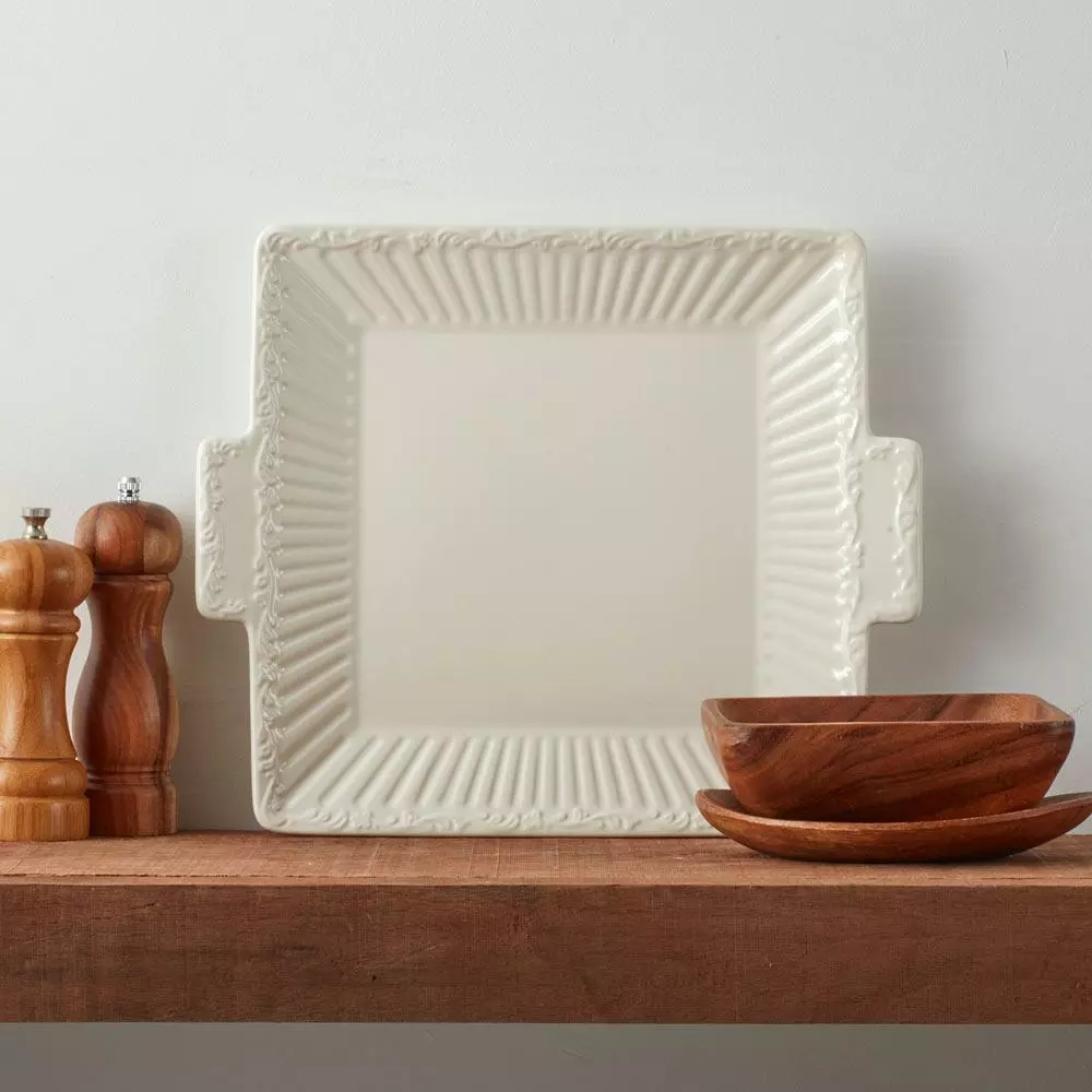 Best reviews of ✔️ Mikasa® Italian Countryside® Square Dessert Tray ✨ 4 Best reviews of ✔️ Mikasa® Italian Countryside® Square Dessert Tray ✨ - Image 2