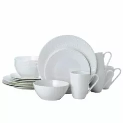 Promo 😀 Mikasa® Jenna 16 Piece Dinnerware Set, Service for 4 😀
