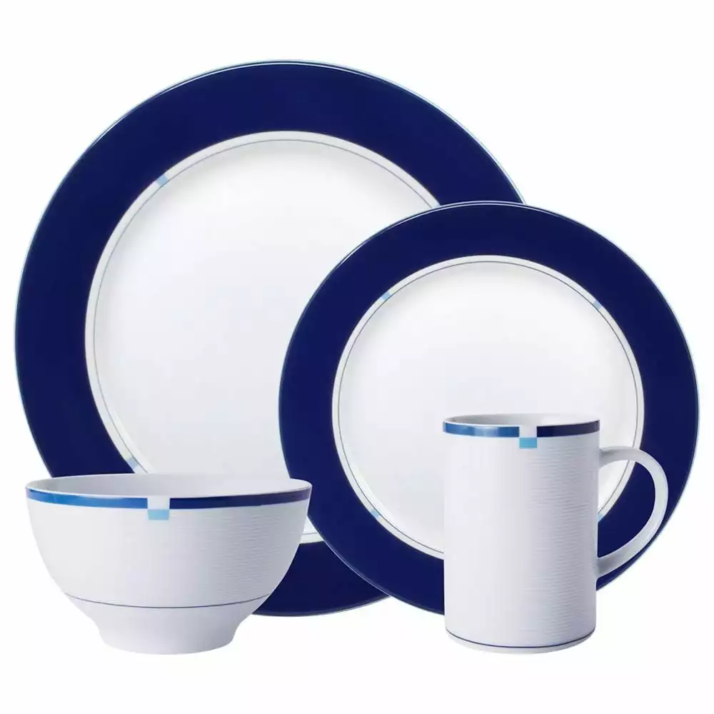 Buy 💯 Mikasa® Jet Set Blue Dinnerware Set 👏 3 Buy 💯 Mikasa® Jet Set Blue Dinnerware Set 👏