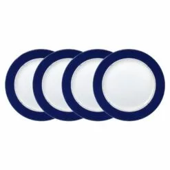 Buy ✔️ Mikasa® Jet Set Blue Set of 4 Accent Salad Plates 😀