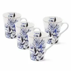 Discount ⭐ Mikasa® Kaia Platinum Set of 4 Mugs 🔥