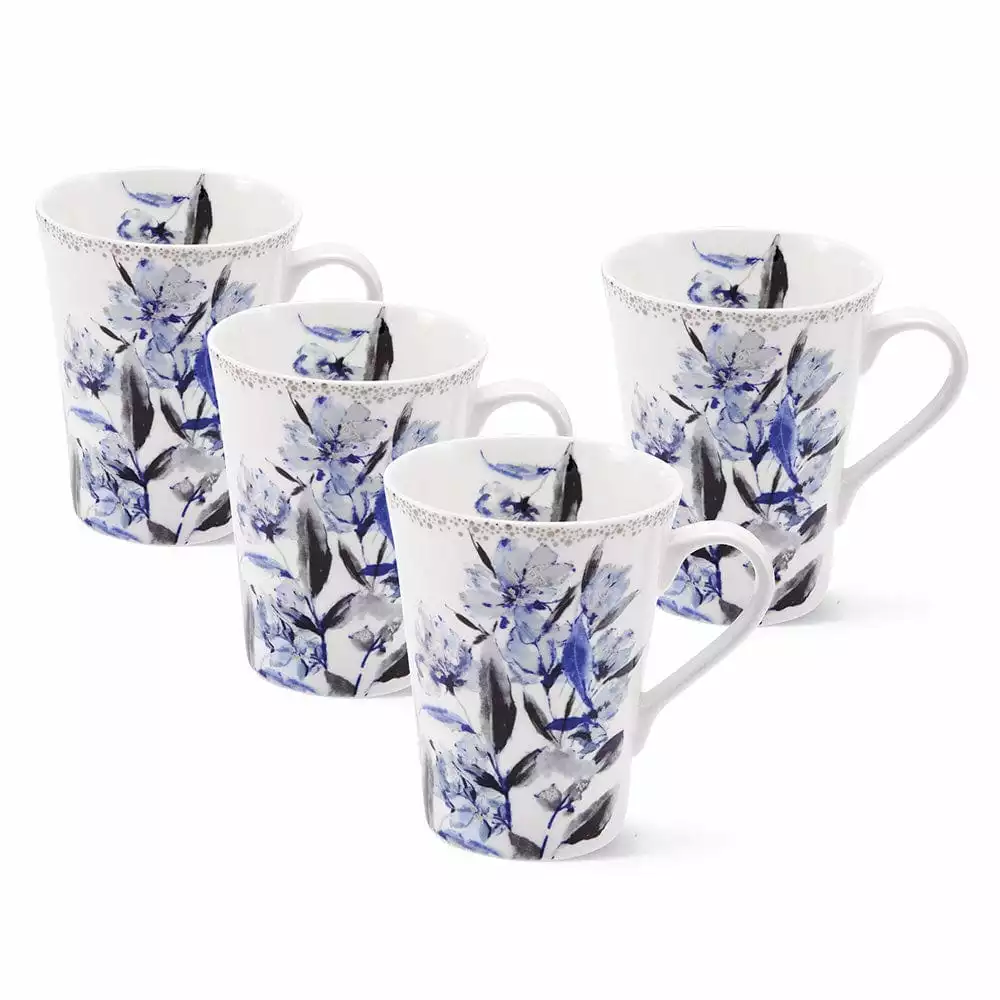 Discount ⭐ Mikasa® Kaia Platinum Set of 4 Mugs 🔥 3 Discount ⭐ Mikasa® Kaia Platinum Set of 4 Mugs 🔥