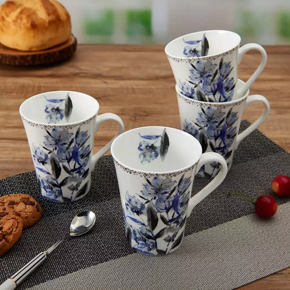 Discount ⭐ Mikasa® Kaia Platinum Set of 4 Mugs 🔥 4 Discount ⭐ Mikasa® Kaia Platinum Set of 4 Mugs 🔥 - Image 2