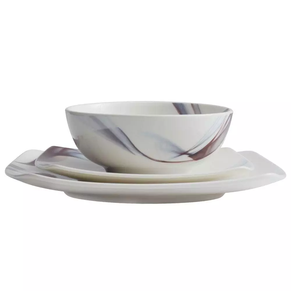 Outlet 🤩 Mikasa® Kya Square 16 Piece Dinnerware Set, Service for 4 ✔️ 6 Outlet 🤩 Mikasa® Kya Square 16 Piece Dinnerware Set, Service for 4 ✔️ - Image 4