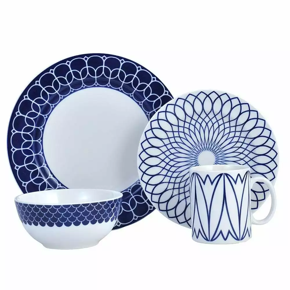 Coupon 🤩 Mikasa® Lavina Cobalt 16 Piece Dinnerware Set, Service for 4 ✨ 3 Coupon 🤩 Mikasa® Lavina Cobalt 16 Piece Dinnerware Set, Service for 4 ✨