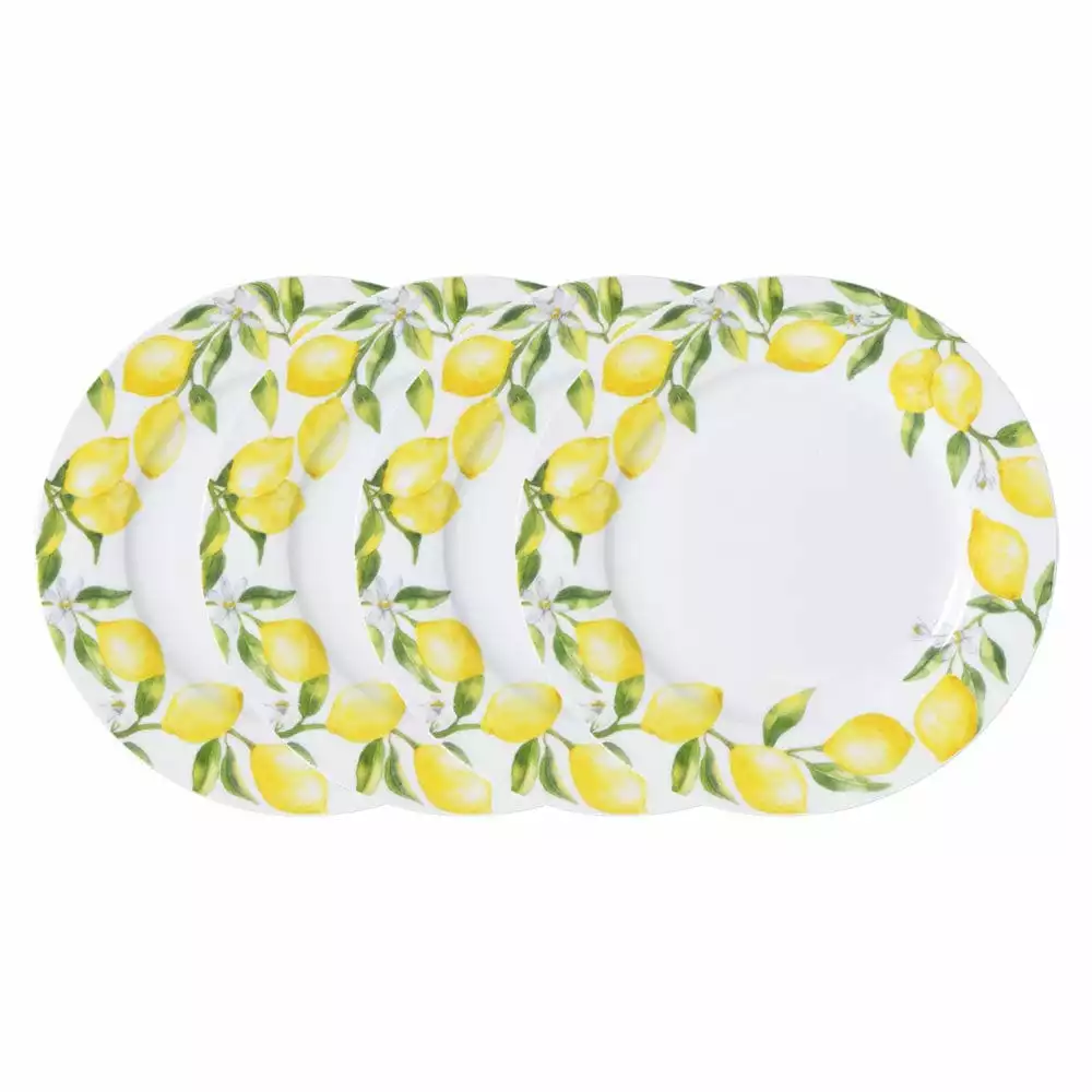 Best Sale 🔔 Mikasa® Lemons Set of 4 Dinner Plates 🔥 3 Best Sale 🔔 Mikasa® Lemons Set of 4 Dinner Plates 🔥