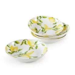 Flash Sale 😉 Mikasa® Lemons Set of 4 Pasta Bowls 🔥