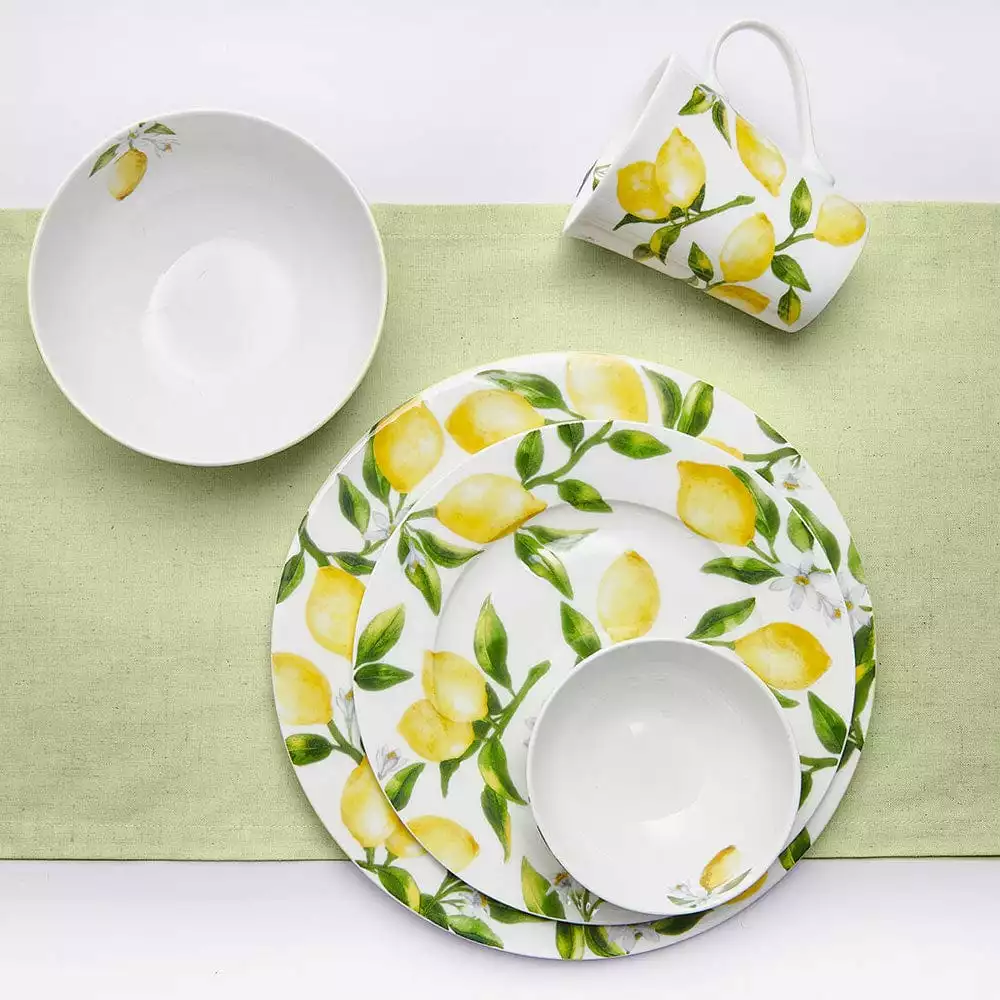 Brand new 😀 Mikasa® Lemons Set of 4 Soup Cereal Bowls 🔔 5 Brand new 😀 Mikasa® Lemons Set of 4 Soup Cereal Bowls 🔔 - Image 3