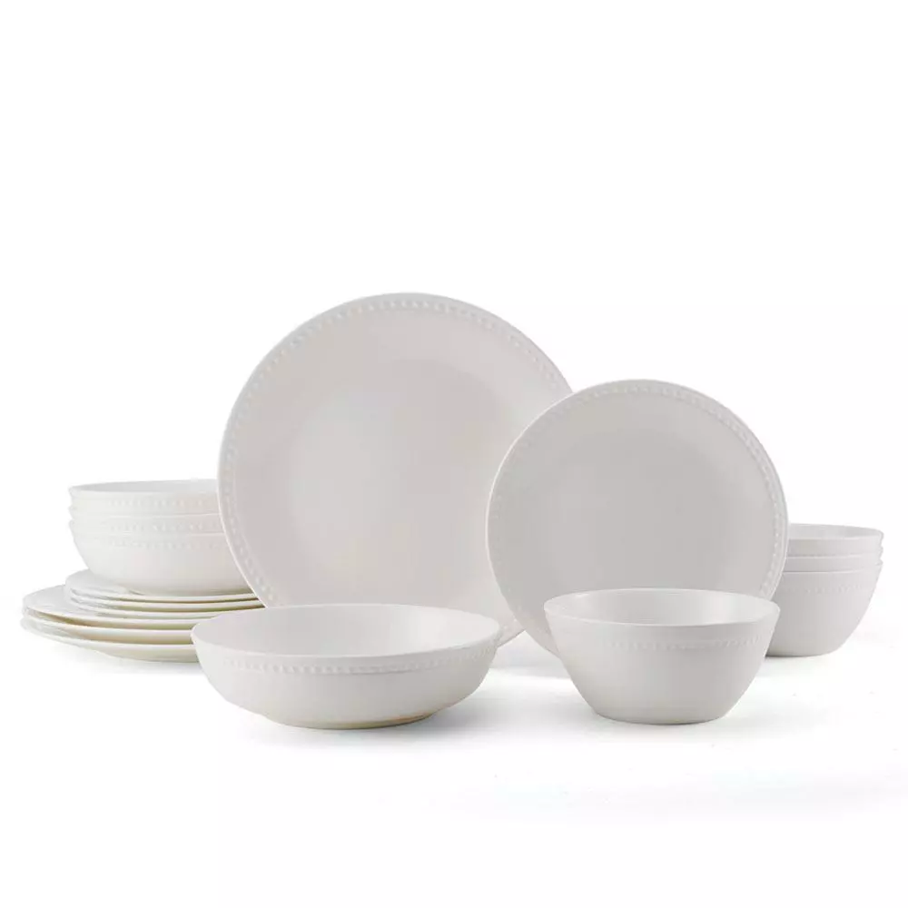 Budget 💯 Mikasa® Loria 16 Piece Dinnerware Set with Pasta Bowl, Service for 4 🌟 3 Budget 💯 Mikasa® Loria 16 Piece Dinnerware Set with Pasta Bowl, Service for 4 🌟